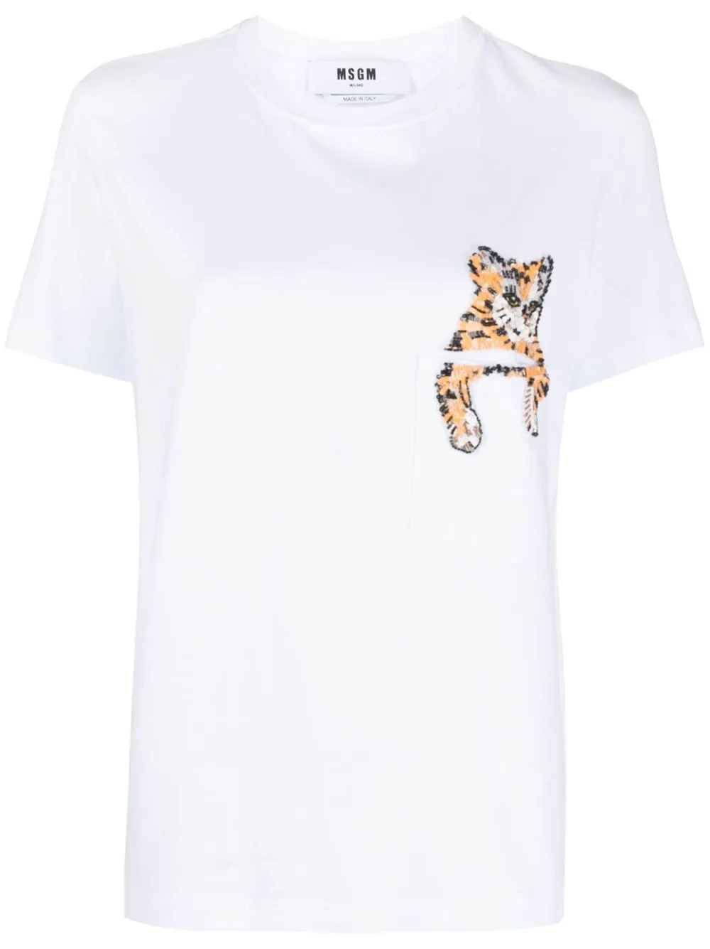 MSGM キャットモチーフ Tシャツ