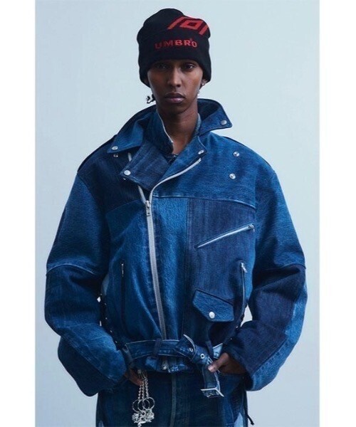Children of the discordance NY:VDENIM PATCHWORK W RIDERS JACKET / DISNYJK-001
