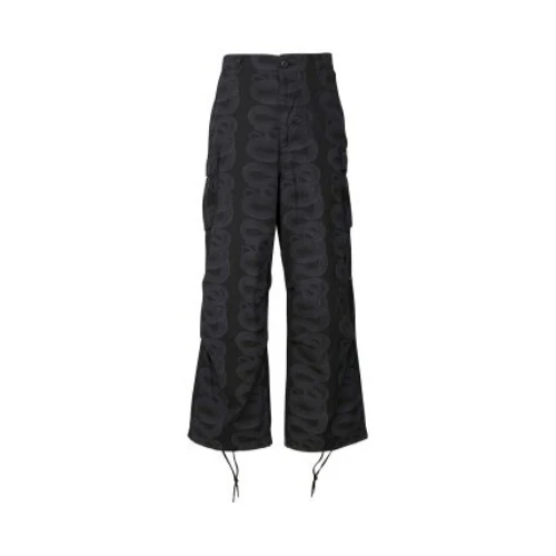 HYSTERIC GLAMOUR SNAKE LOOP柄 6ポケット カーゴパンツ