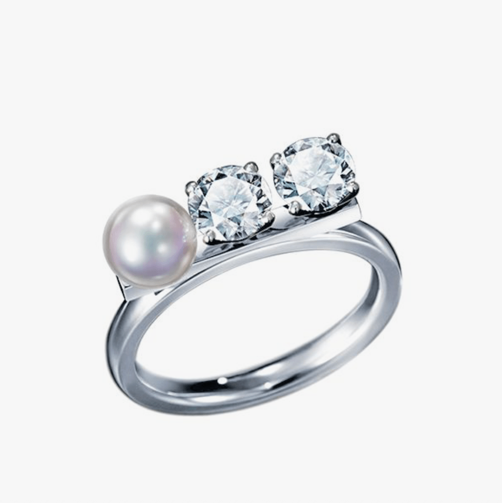 TASAKI バランス ダイヤモンド ツイン リング