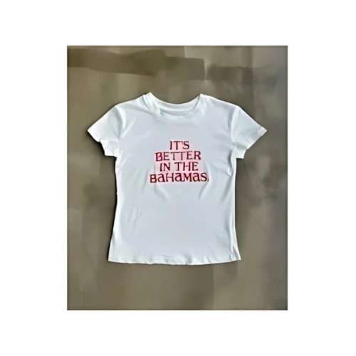 SHAGGIE フロントロゴプリントミニTEEシャツ