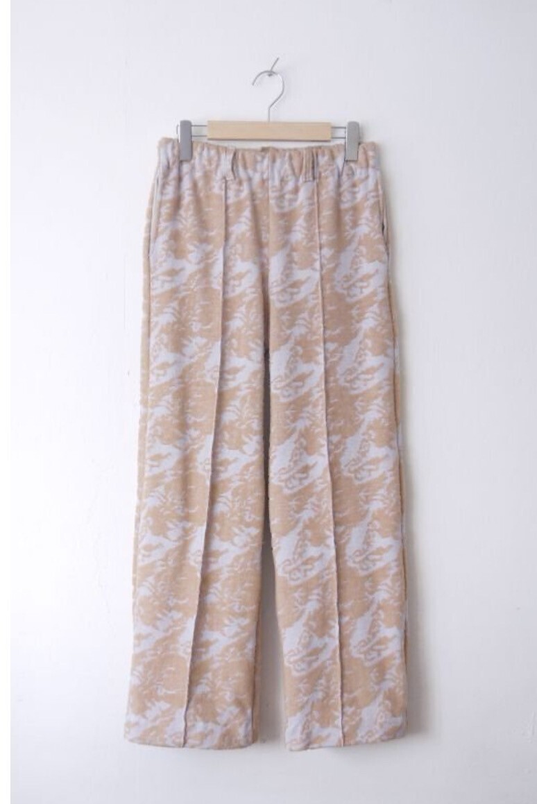 RBTXCO ウルフ千鳥のワイドパンツ