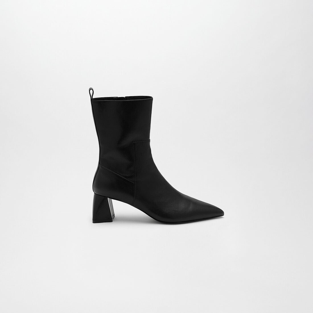 ALM. DONNA LEATHER BOOTS （Black）