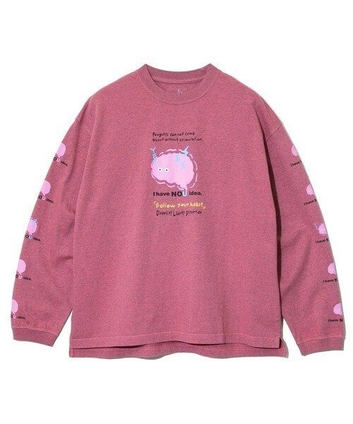 go slow caravan メランジェ G/D I HAVE NOU IDEA. ロングスリーブ TEE