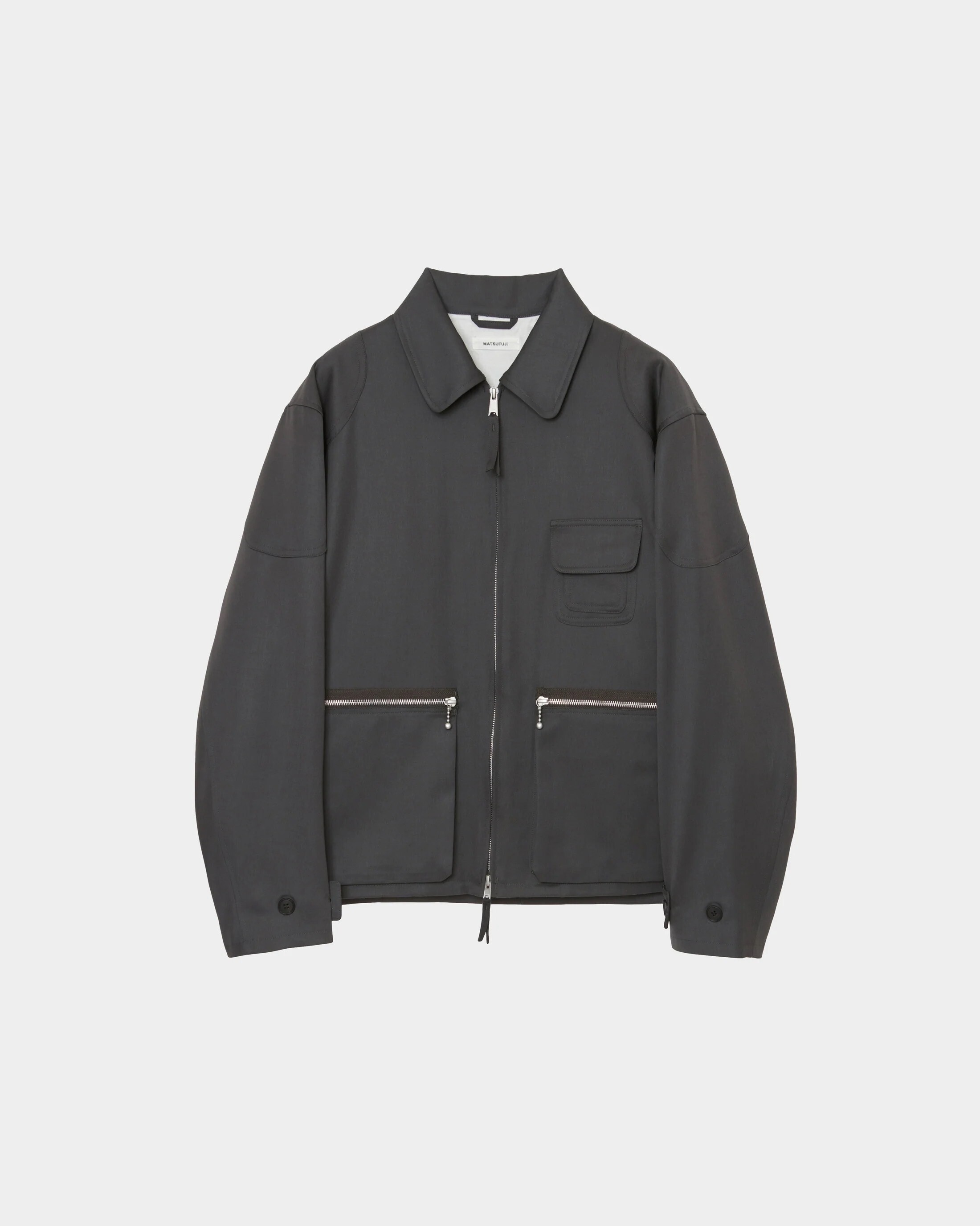MATSUFUJI Wool Cargo Pocket Work Jacket