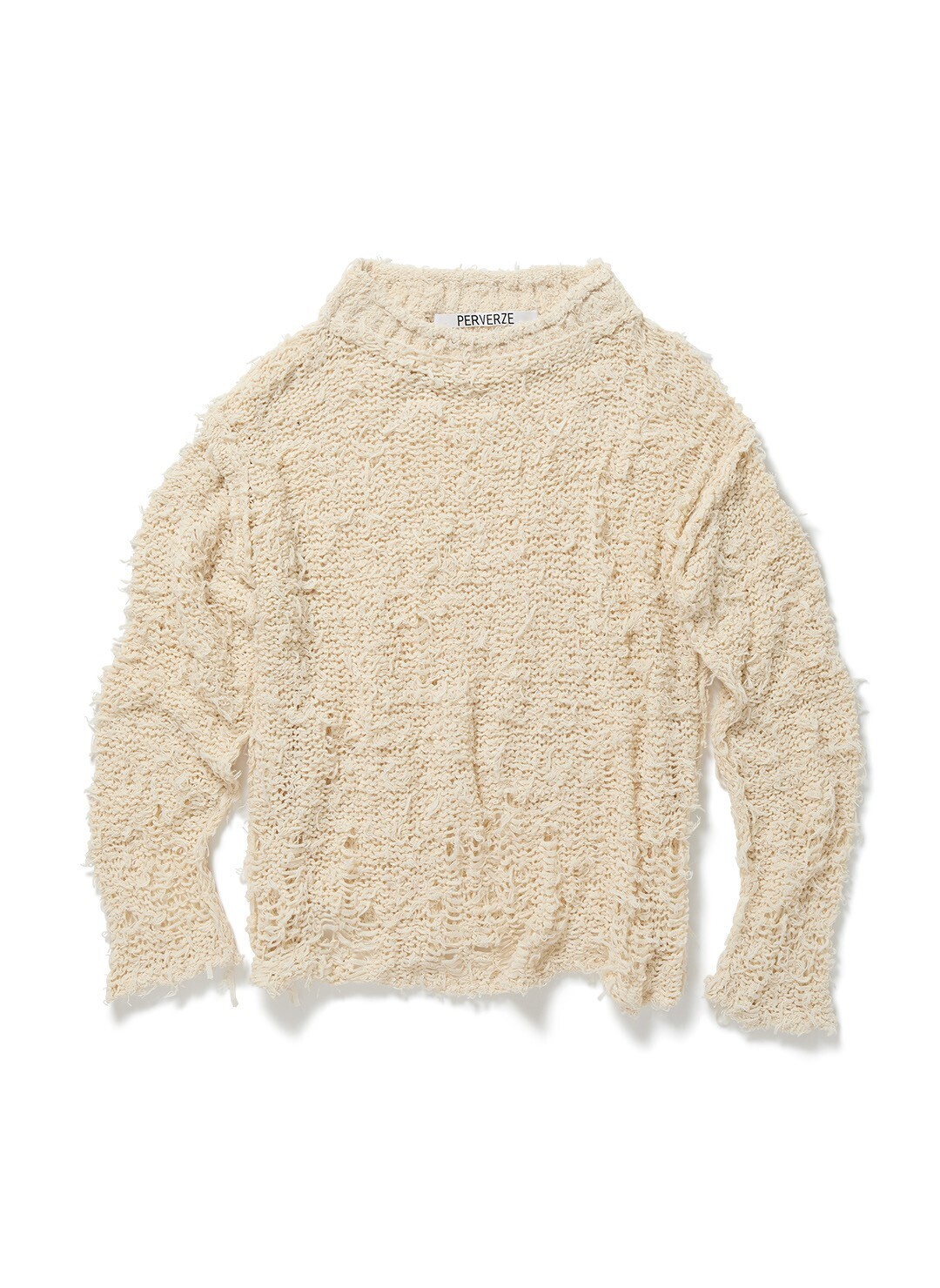 PERVERZE Rudder Knit Top / White