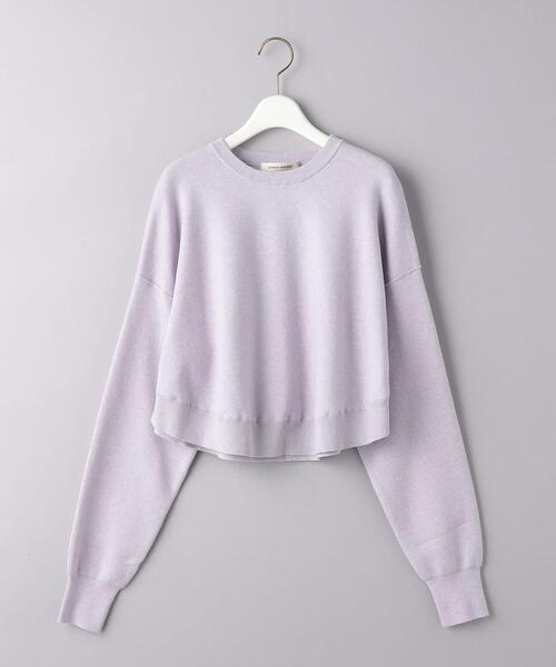 AEWEN MATOPH C/CA ワイド ショート クルーネックニット