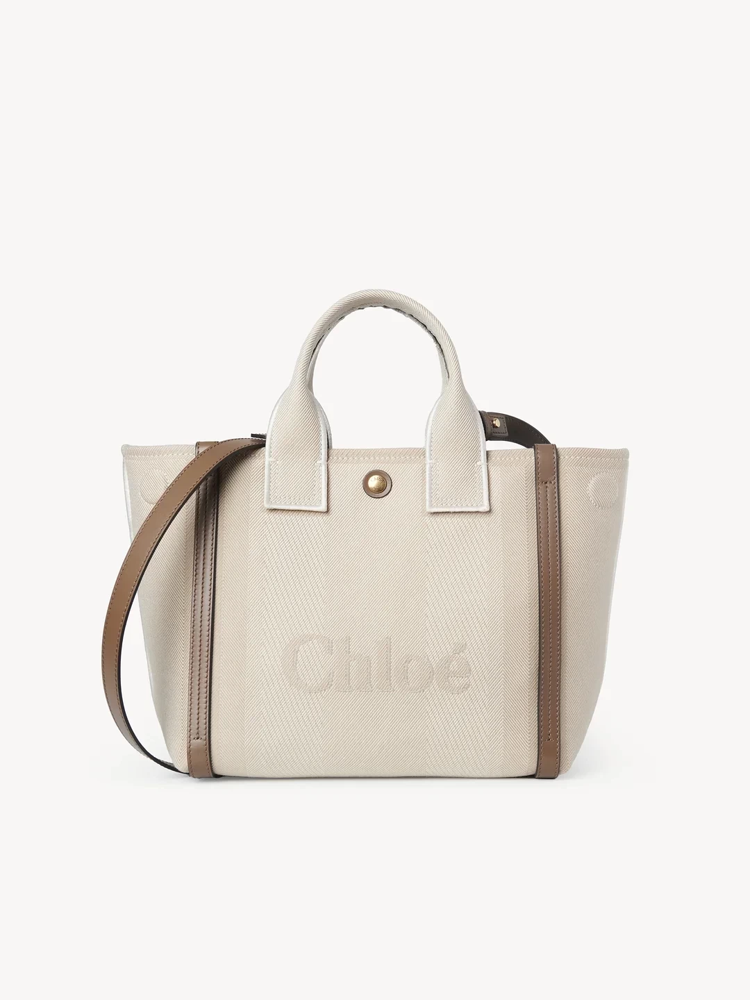 Chloé キャンバス製Chloé Carryスモールトートバッグ