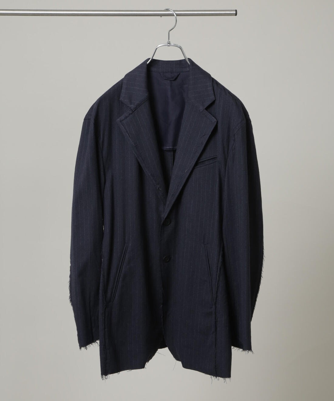 ANTHEM A FLANNEL STRIPE BROKEN JACKET