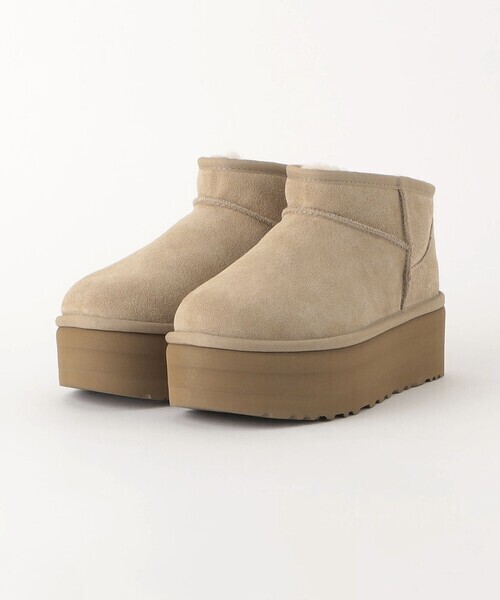 UGG® Australia クラシック ウルトラ ミニ プラットフォーム ブーツ