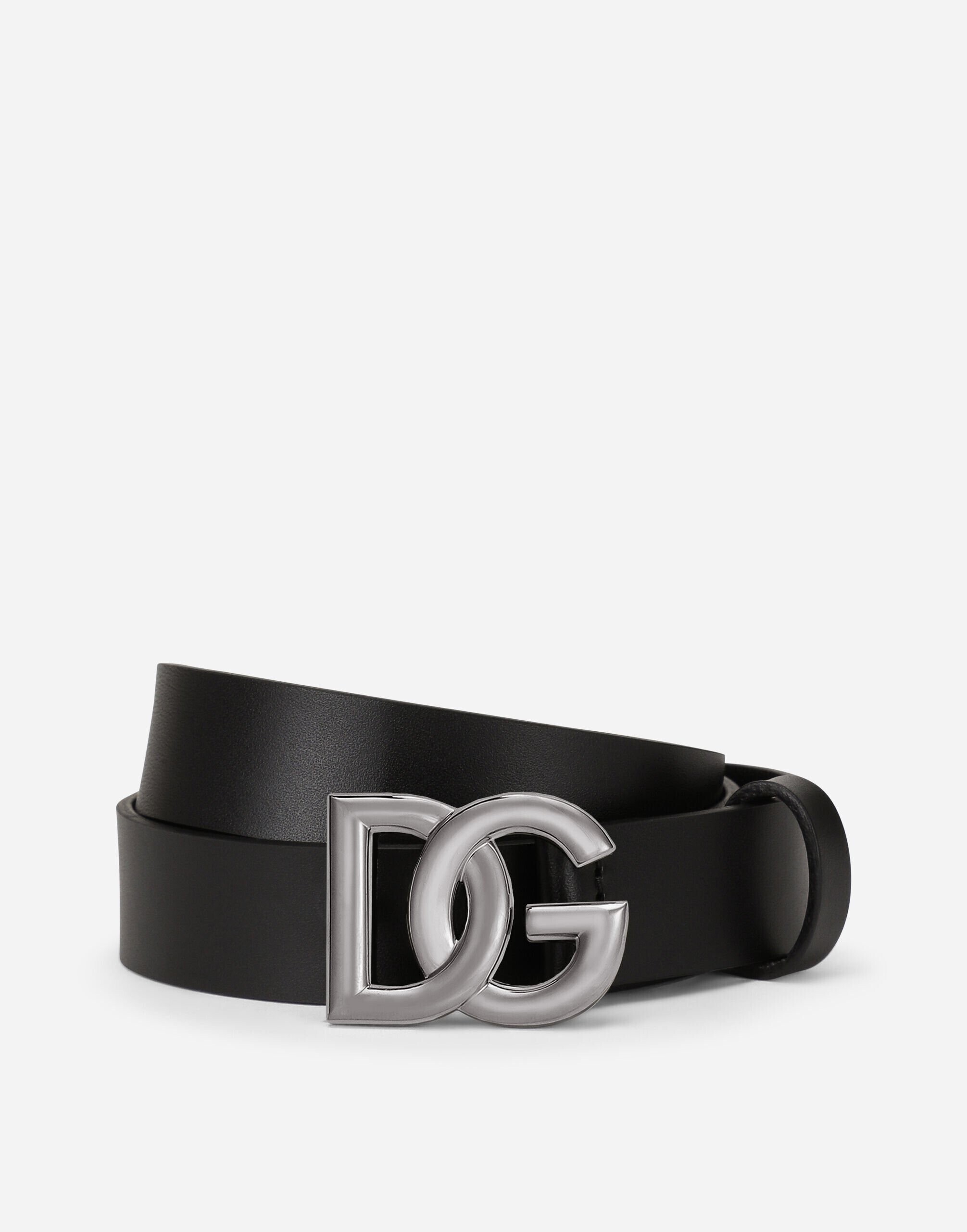 Dolce & Gabbana ベルト リュクスレザー DGオーバーラッピングロゴバックル