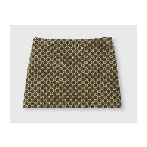 GUCCI GGコットン ブークレ ミニスカート