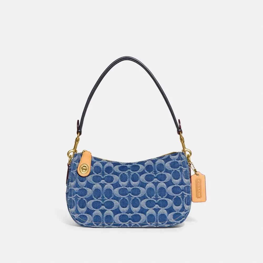 COACH Swinger In Signature Denim