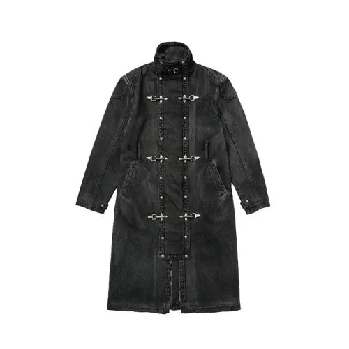 Thug Club Bio Soldier Denim Trench Coat