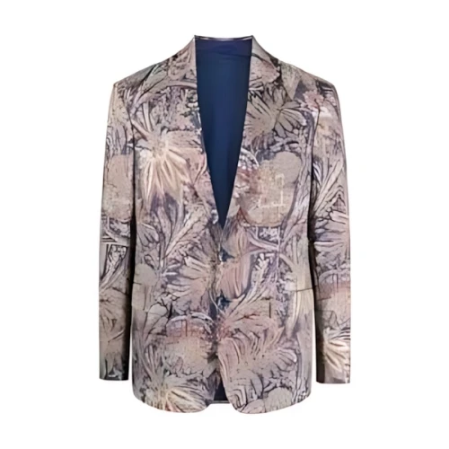ETRO パターンジャカード シングルジャケット