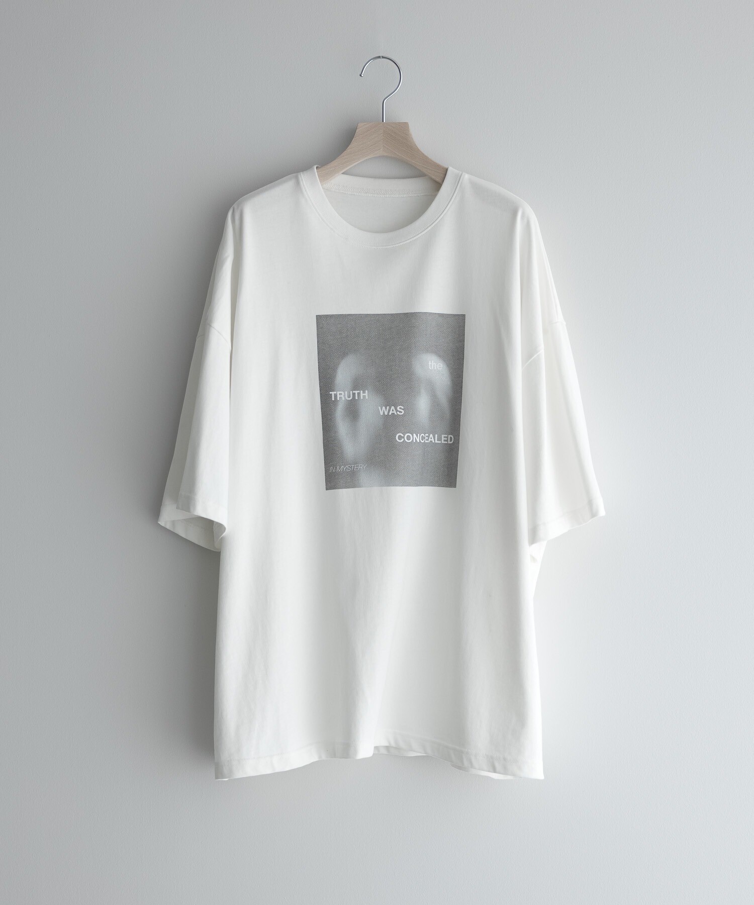 remer loose graphic over Tee