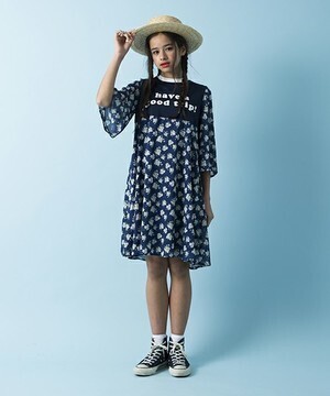 Aymmy in the batty girls GOOD TRIP! 花柄ワンピース