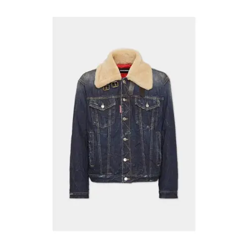 DSQUARED2 Denim Aviator Jacket