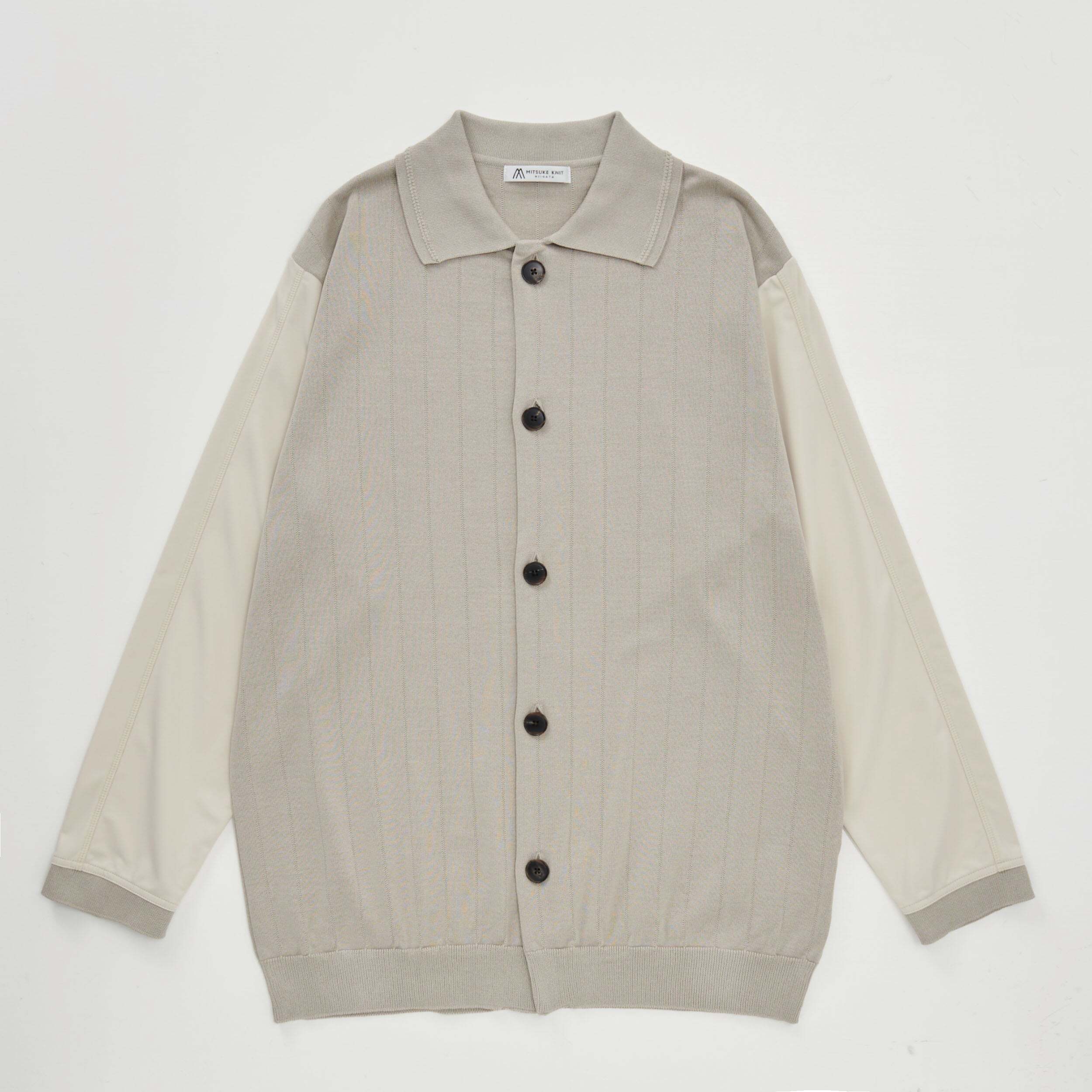 ChareeBraver Stretch ponch & Canoko-knit Polo Cardigan