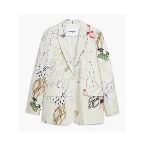 Desigual アーティスティックプリント レギュラーフィットジャケット