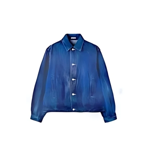 AURALEE SELVEDGE FADED LIGHT DENIM BLOUSON