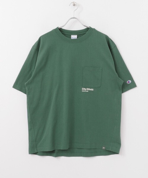 Champion Champion×WORK NOT WORK 別注コンフォートフィットポケットロゴTシャツ