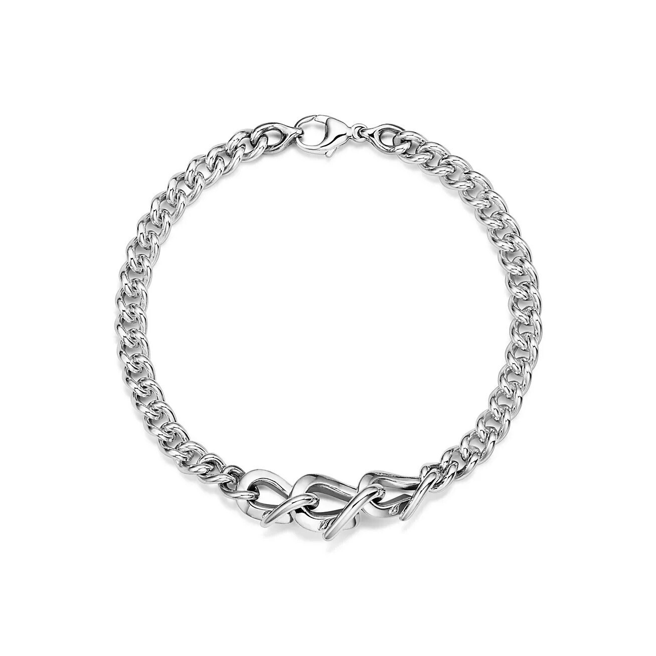 Tiffany & Co. リンク ブレスレットハイポリッシュ スターリングシルバー