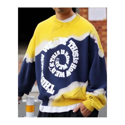 NOMARHYTHM TEXTILE Hand Dye Twist Sweat - Print