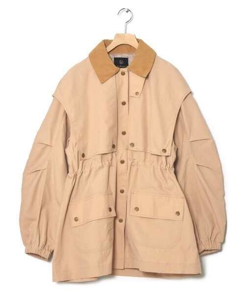 w closet 【2WAY】ケープハンティングジャケット