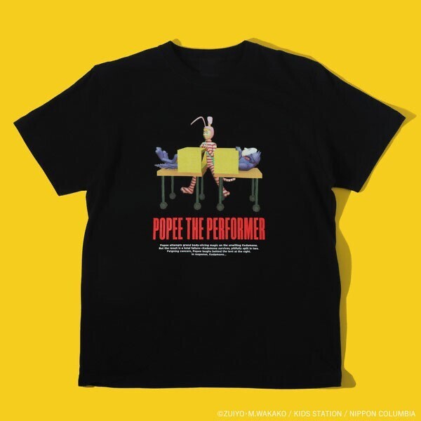 ナタリーストア ポピーザぱフォーマー MAGIC Tシャツ ブラック