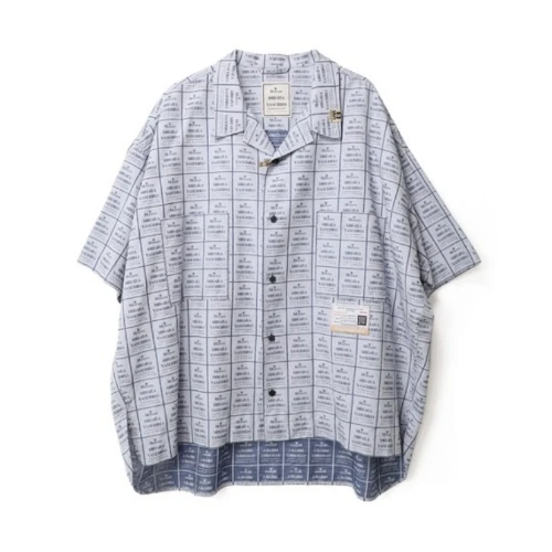 MIHARA YASUHIRO MMY Tag Half Sleeve Shirt