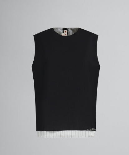 MARNI ストライプディテール ブラウス