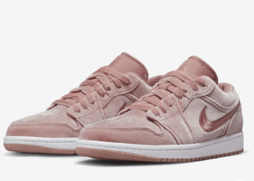 NIKE NIKE AIR JORDAN 1 LOW SE PINK VELVET
