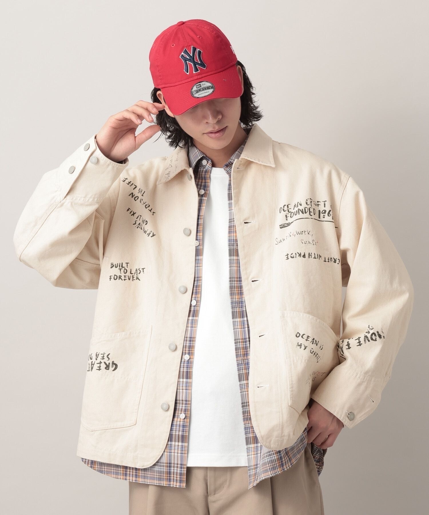 RAGEBLUE 12oz Denim Coverall/カツラギデニムカバーオール【セットアップ対応】