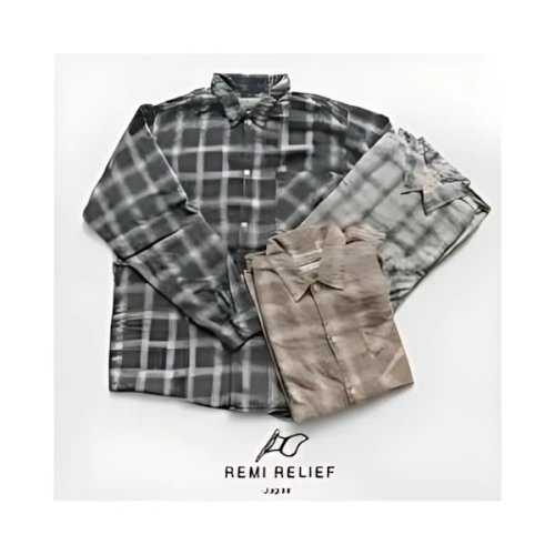 REMI RELIEF オンブレネルチェックシャツ