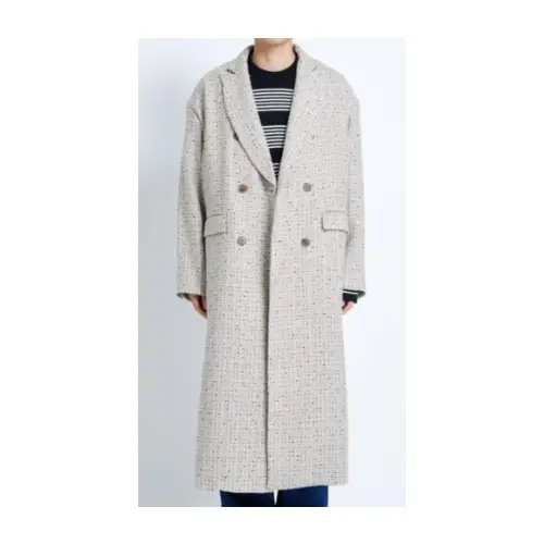 JUHA LAME TWEED EXTREME OVER COAT