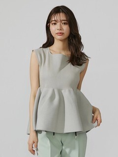 TONAL ペプラムノースリニット