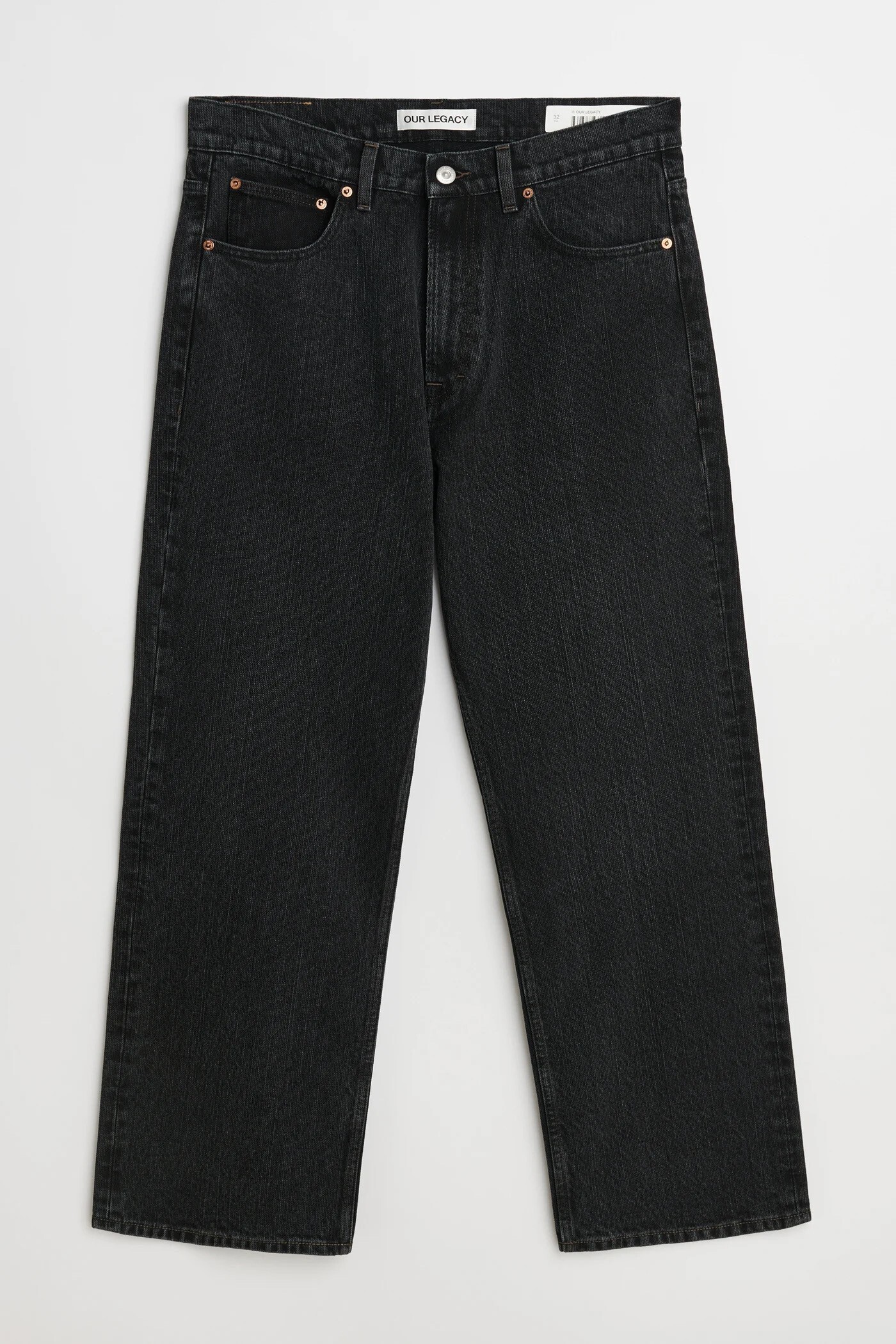 OUR LEGACY THIRD CUT350 EURReal Black Chain Twill