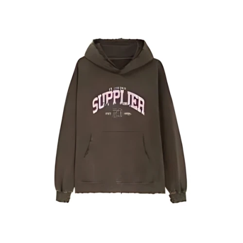 SUPPLIER Vintage Wash College Logo Hoodie