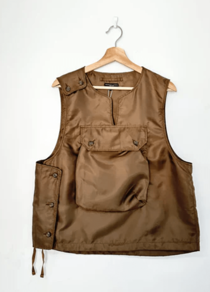 ENGINEERED GARMENTS SATIN COVER VEST
