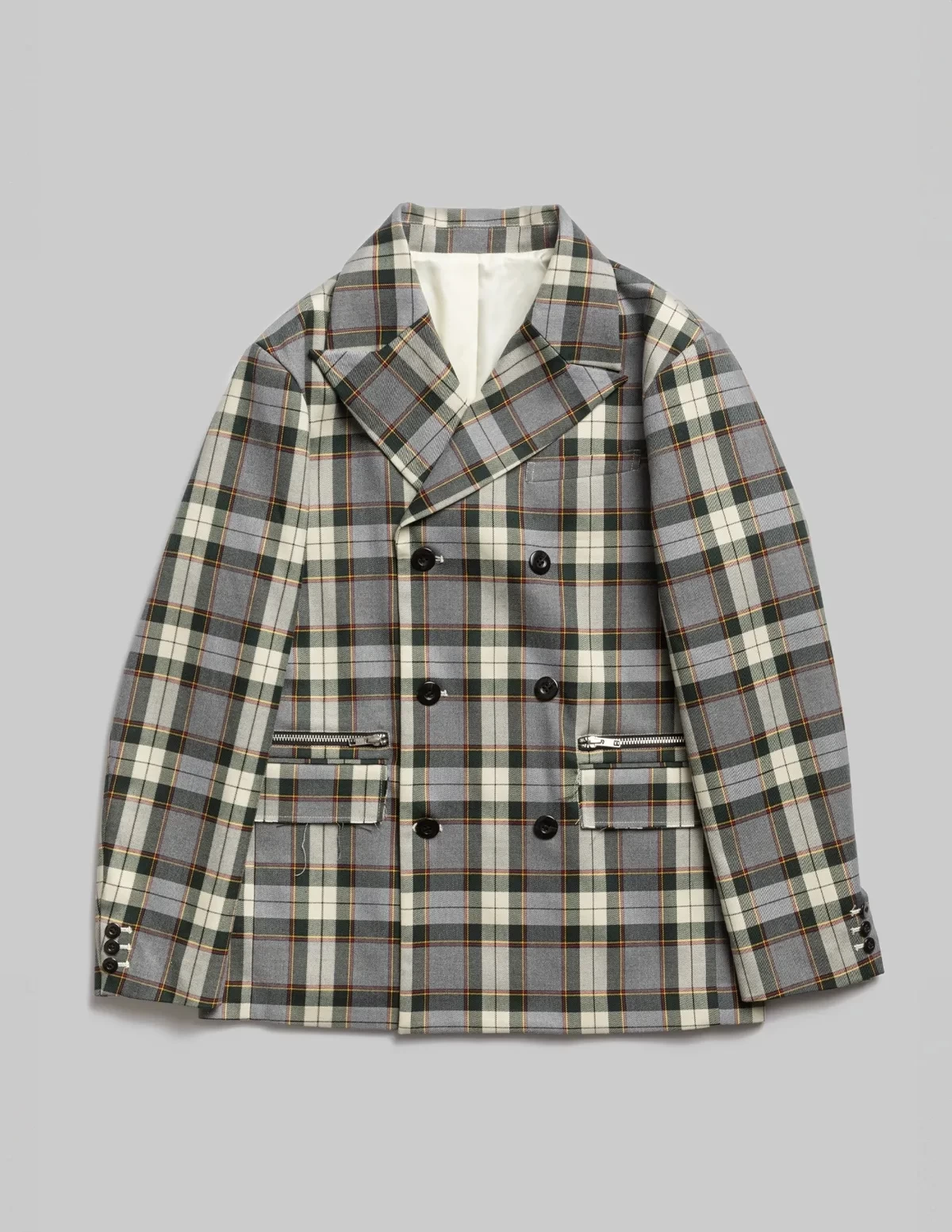 JUST NOISE CHECKED TAILORED JACKET