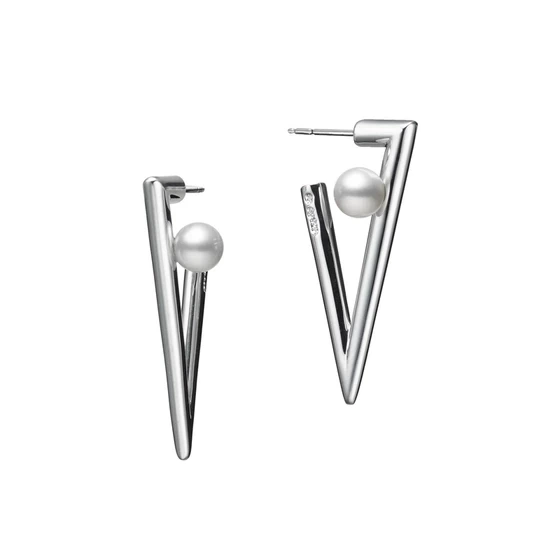 MIKIMOTO V Code ピアス