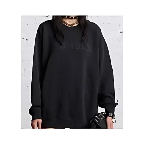 R13 OVERSIZED NEW YORK CREWNECK