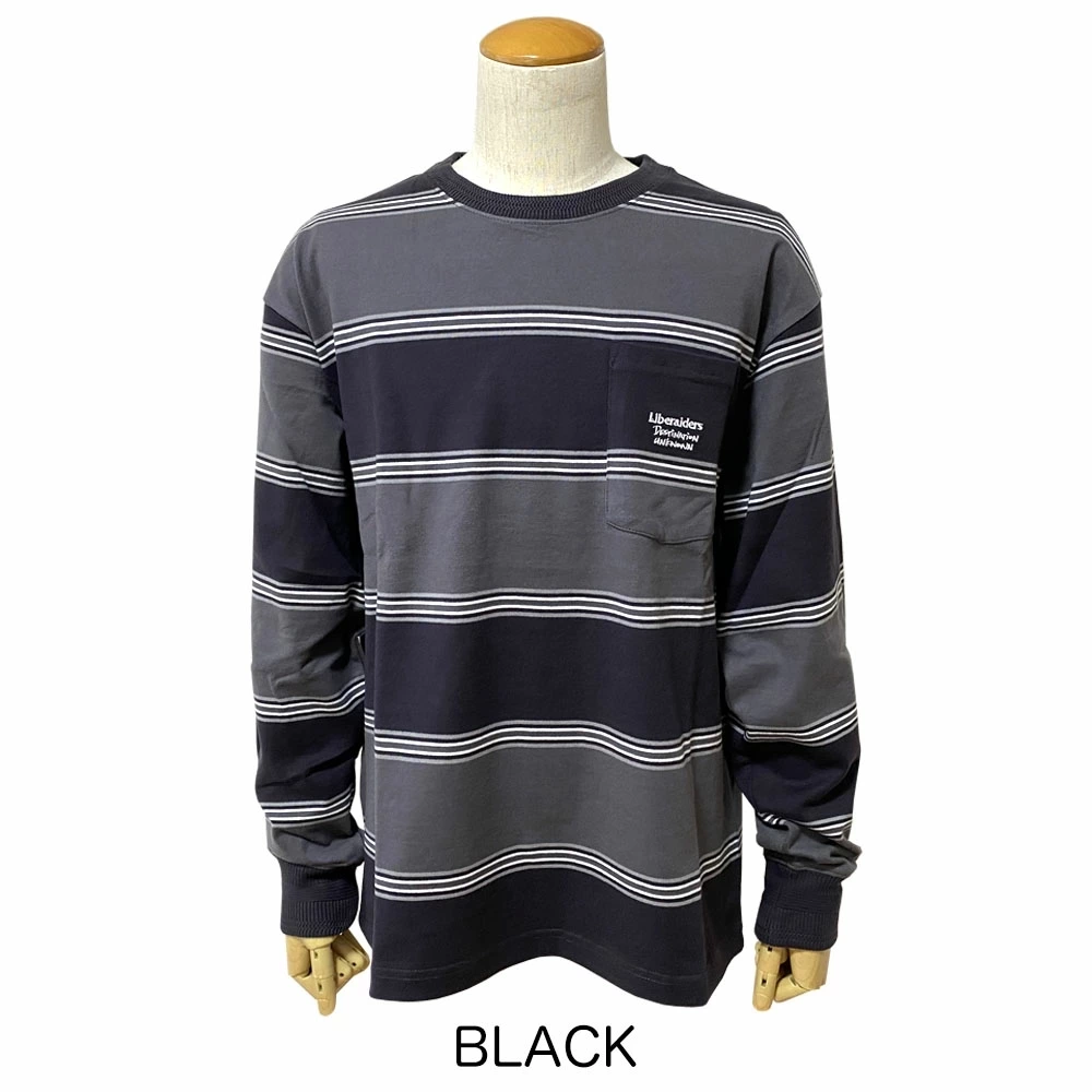 Liberaiders STRIPE L/S TEE
