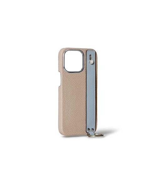 BONAVENTURA (iPhone15Pro Max)ハンドル付き バックカバーケース シュリンクレザー