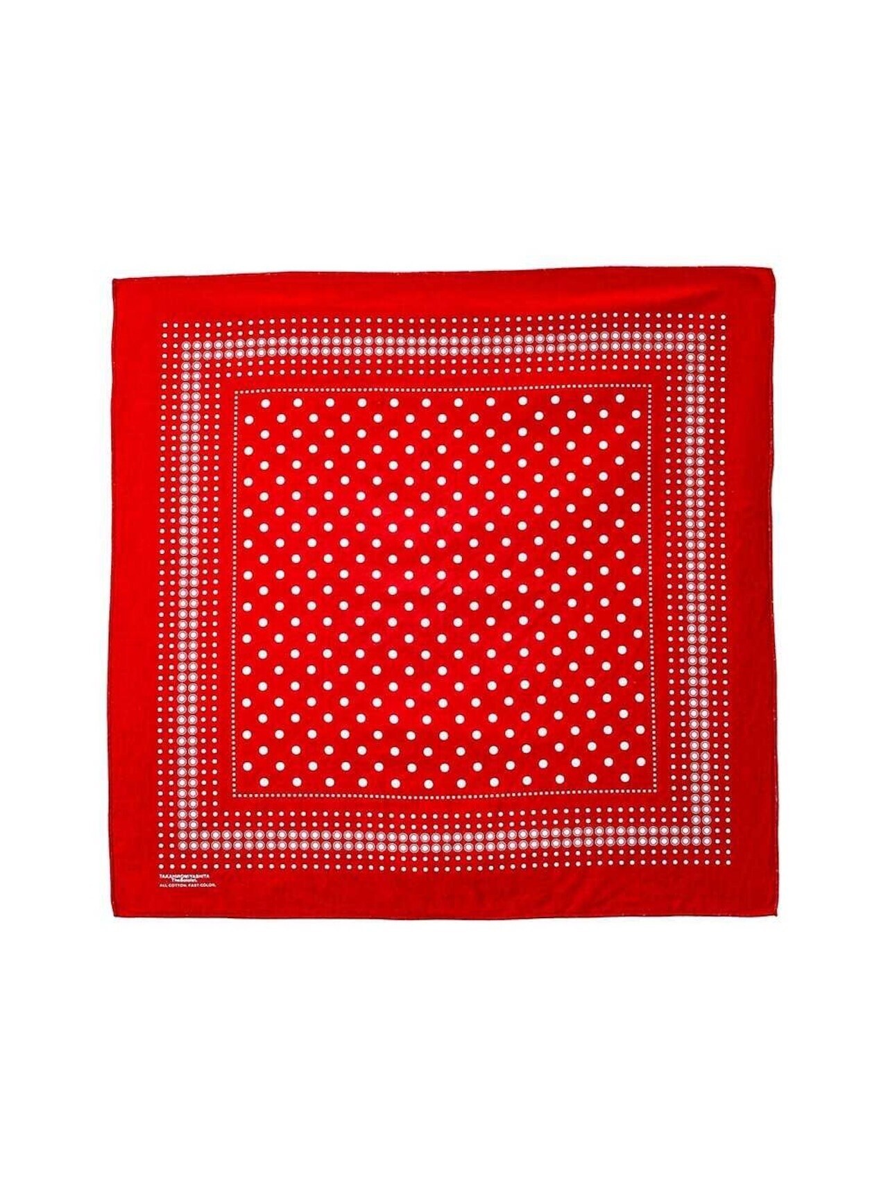 TAKAHIROMIYASHITATheSoloist. bandana.(american dots) -53cm x 53cm-