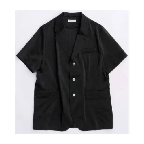 MAISON SPECIAL Silky Chambray Half Sleeve Jacket