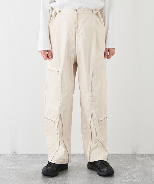 Product Twelve C/Satin Coating Zip Pants