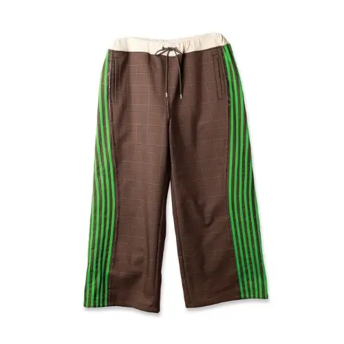 DISCOVERED CHECK BONDING LINE TRACK PANTS