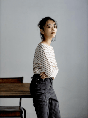 mite back open border long tee